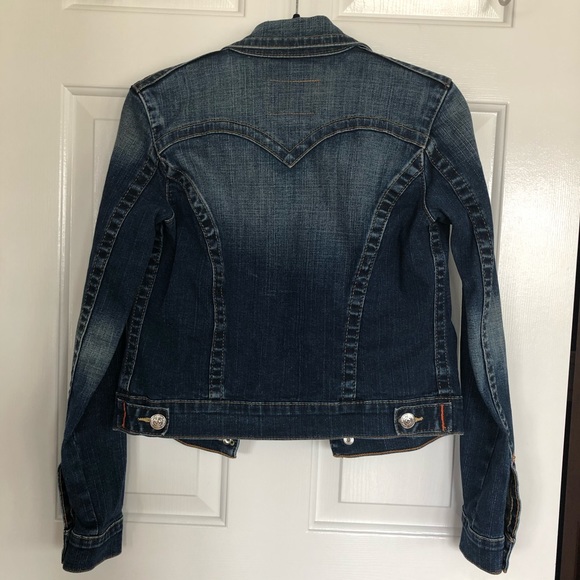 True Religion Dark Blue Denim Jacket XS - Picture 6 of 6